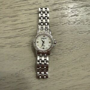 Raymond Weil 5860 Women's Stainless Steel Bracelet Watch sapphire crystal